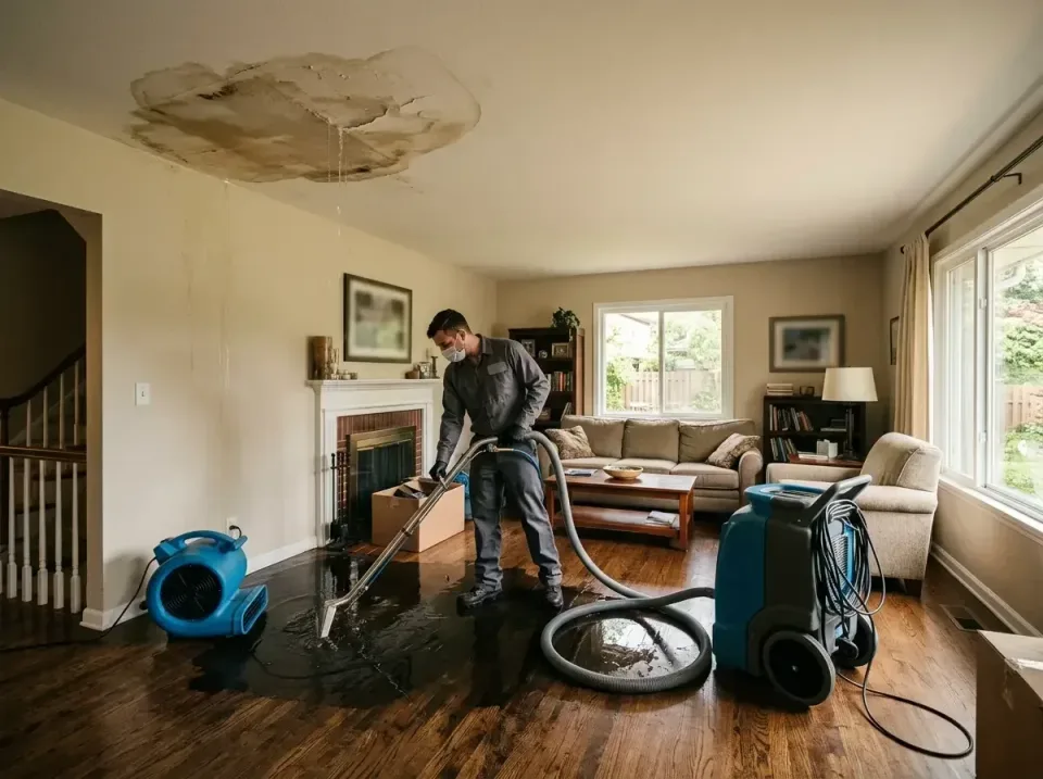 attic-pipe-burst-ceiling-drip-008 — frequently asked questions, Water Damage Restoration & Carpet Care in Arlington, MN